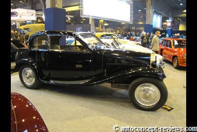 11 - Bugatti type 44 profile aerodynamique par gangloff 1928 - lot 192
